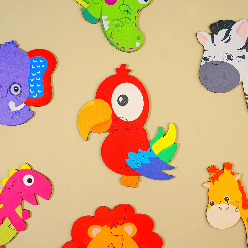 ZOO　3点 Zoo Animal Puzzles For Toddlers – Woodemon