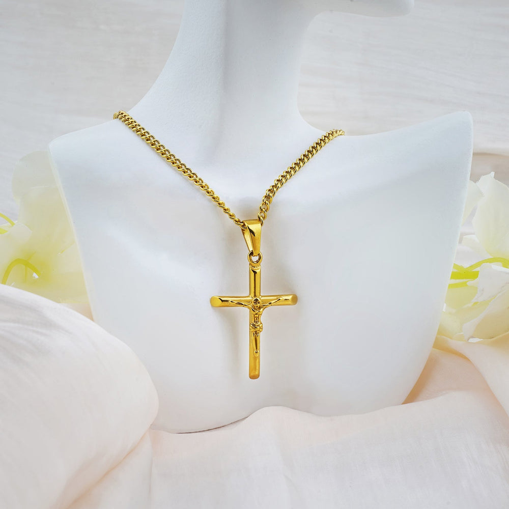 Sterling Silver Cross Kids Necklace