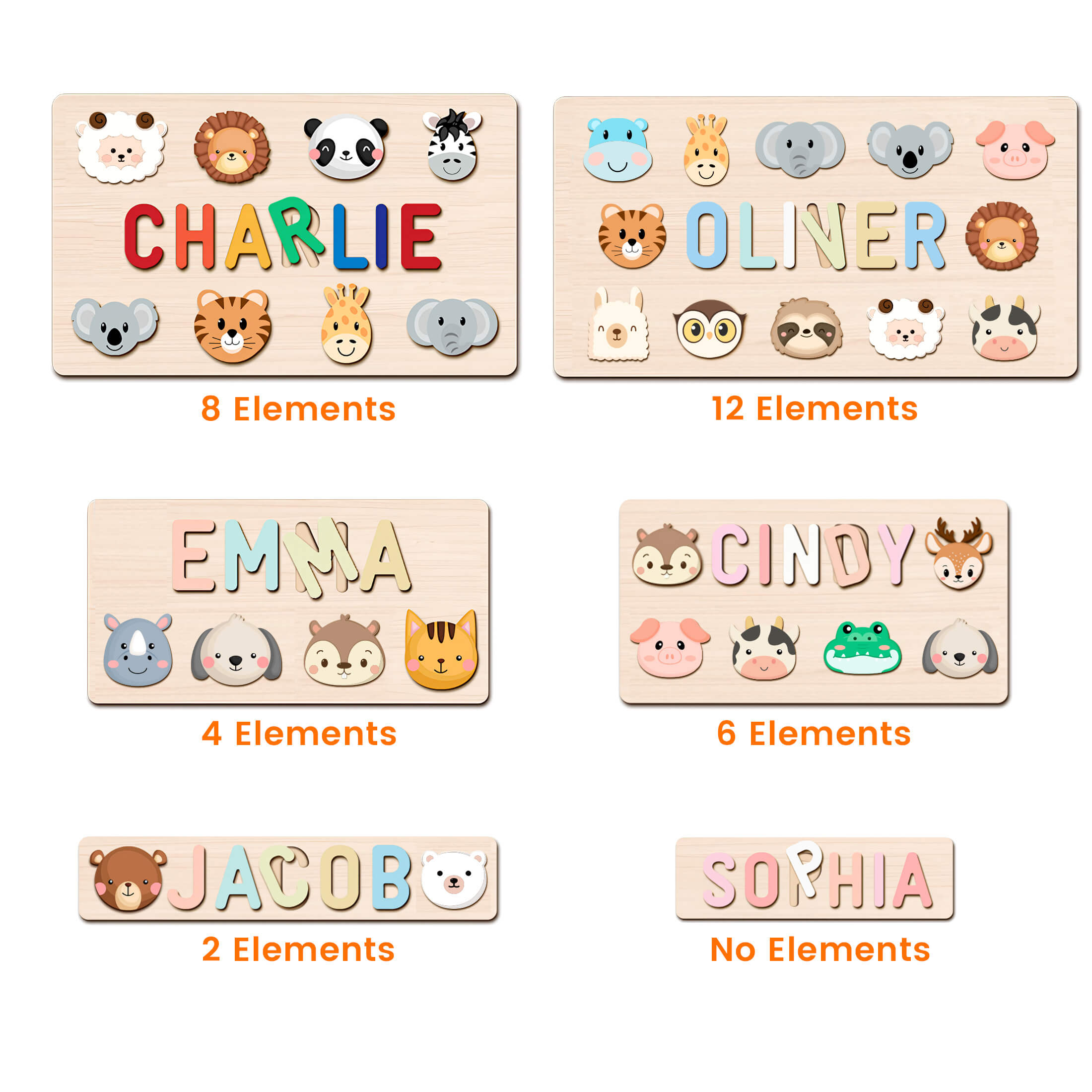 Handmade Wooden Baby Name Puzzle, Perfect Gift for Newborns, Unique Baby Gift Ideas