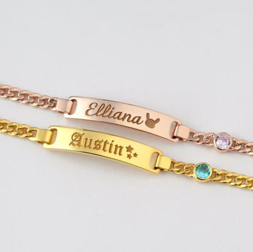 custom birthstone bracelet