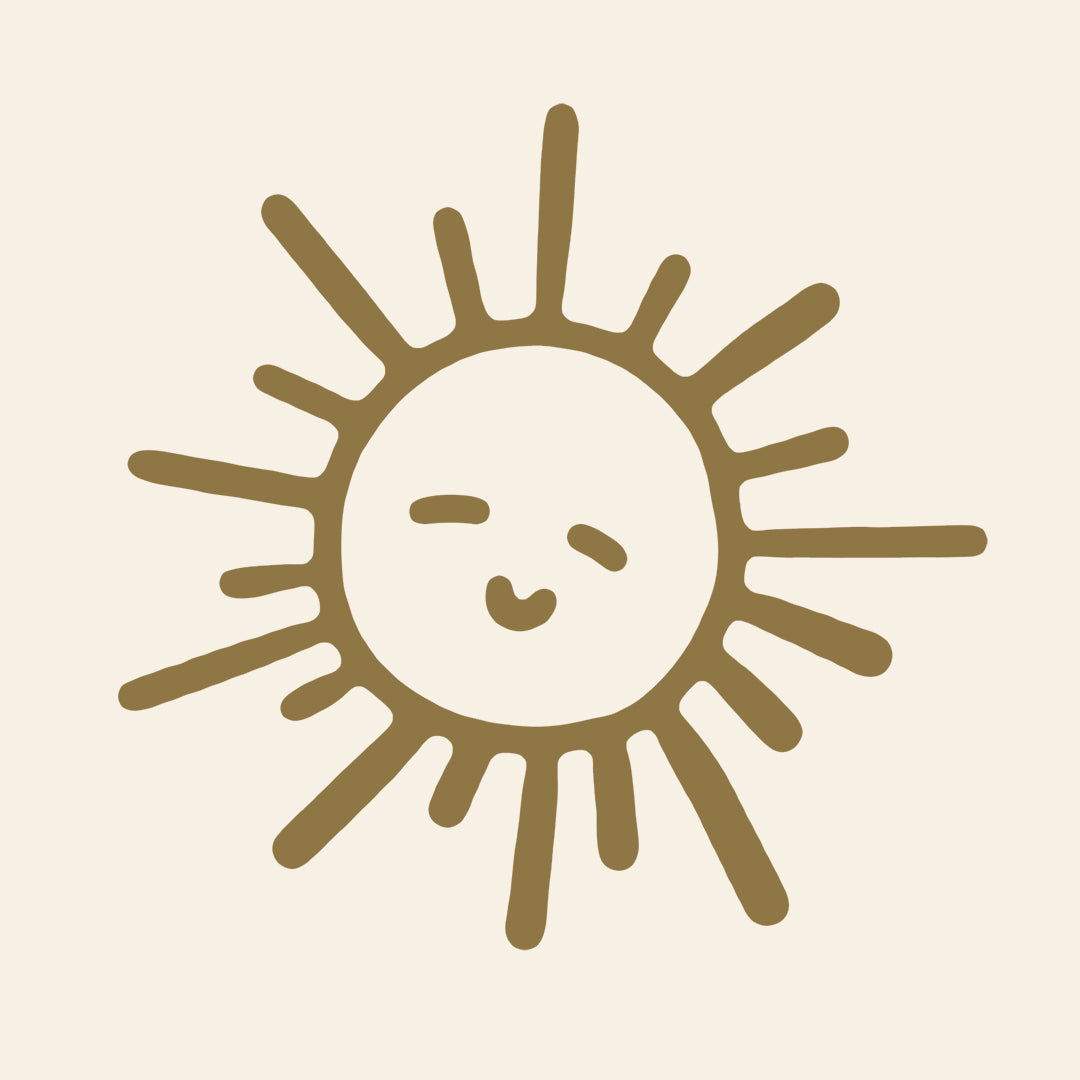 Blanket Embroidery Smile Sun