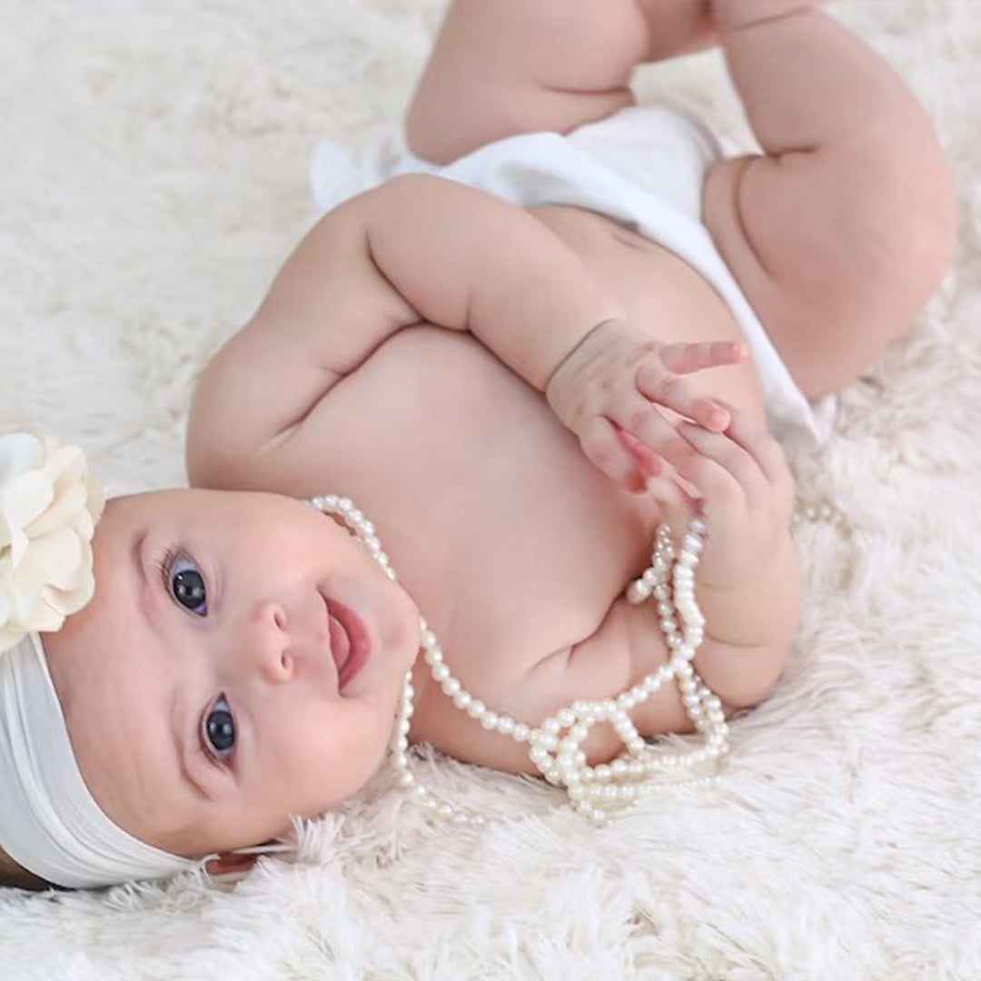 First Pearl Necklace for Baby or Girl