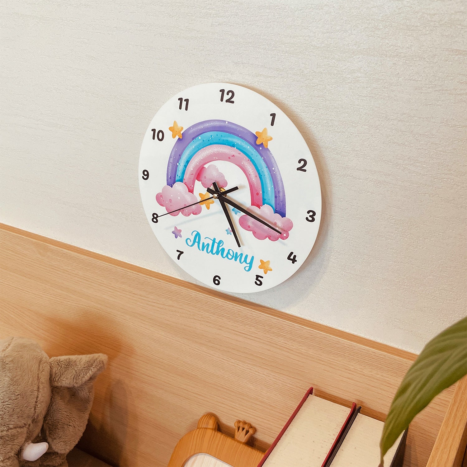 Personalized Name Bedroom Clock