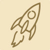 Blanket Cozy Embroidery Rocket