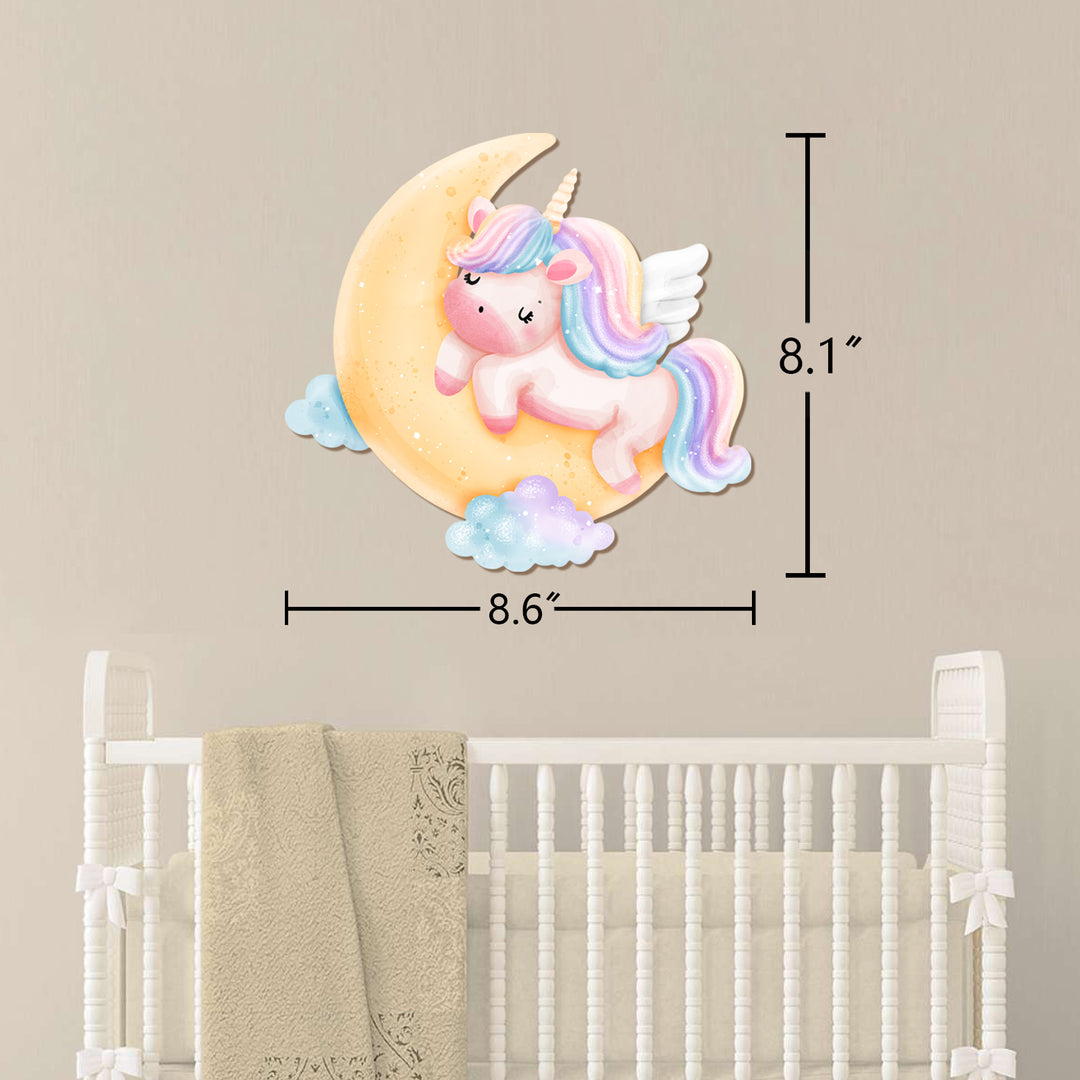Personalized Wooden Baby's Room Wall Light Set - Size