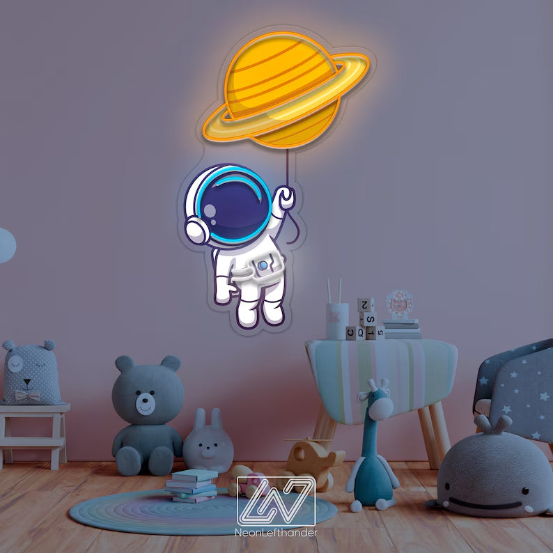 Astronaut Neon Sign