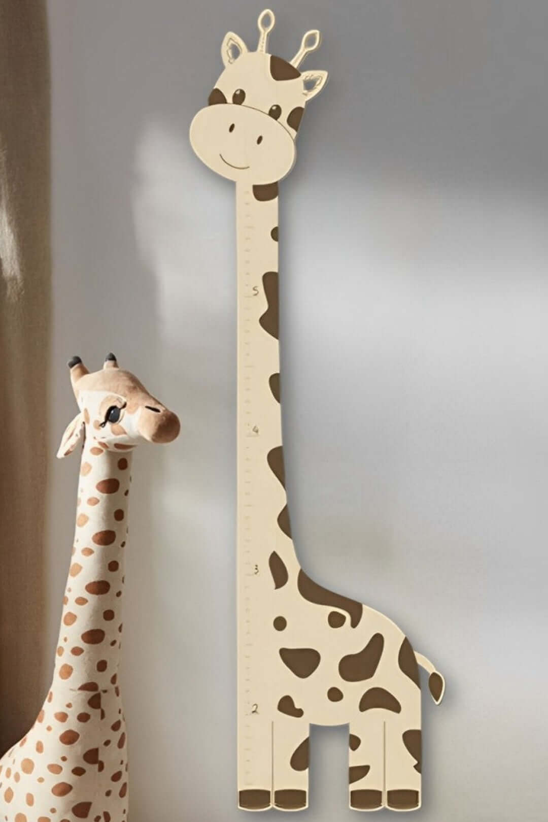 Wooden Giraffe Growth Chart Height Ruler for Kids Woodemon