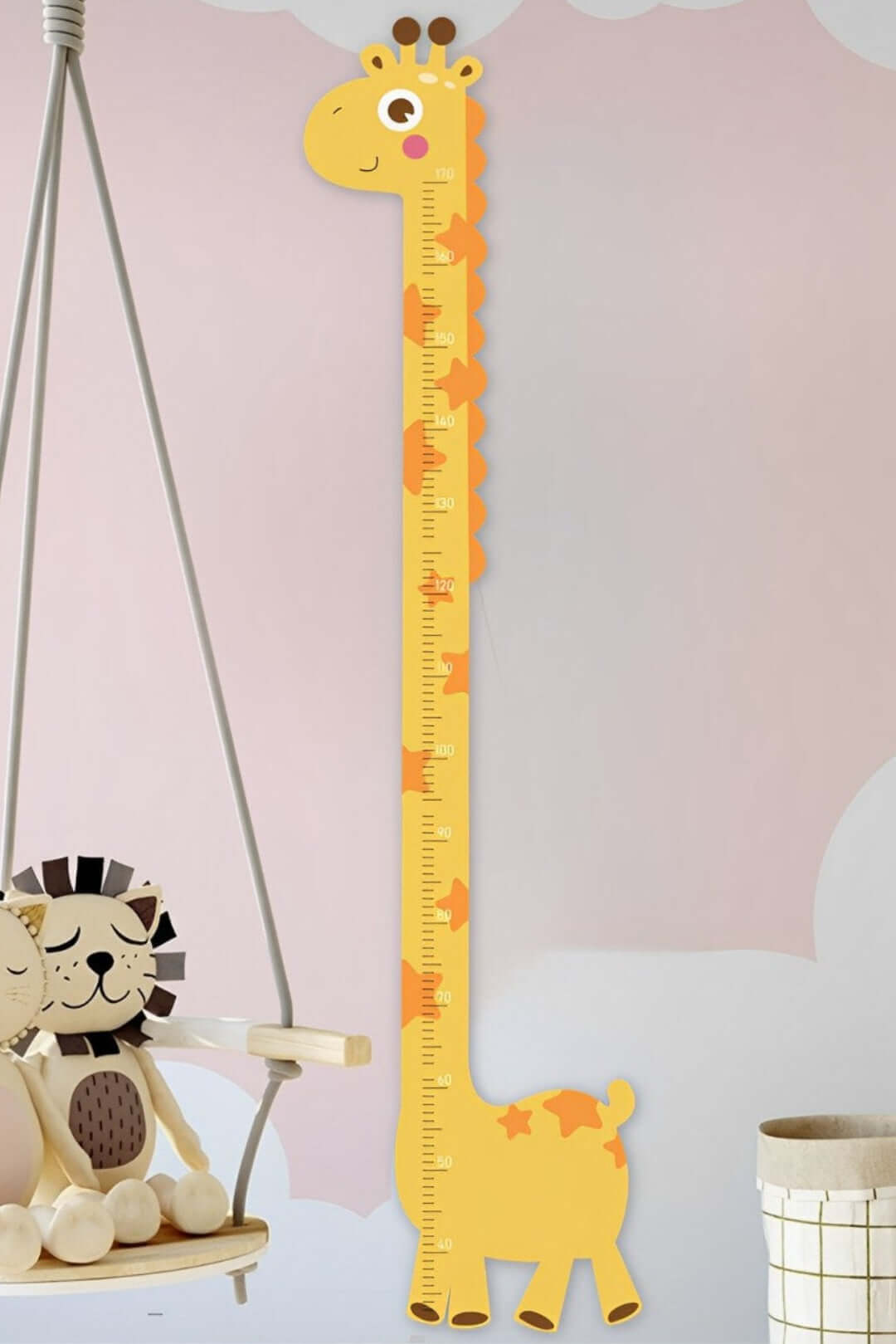 Personalized Wooden Giraffe Growth Chart Height Ruler for Kids Woodemon