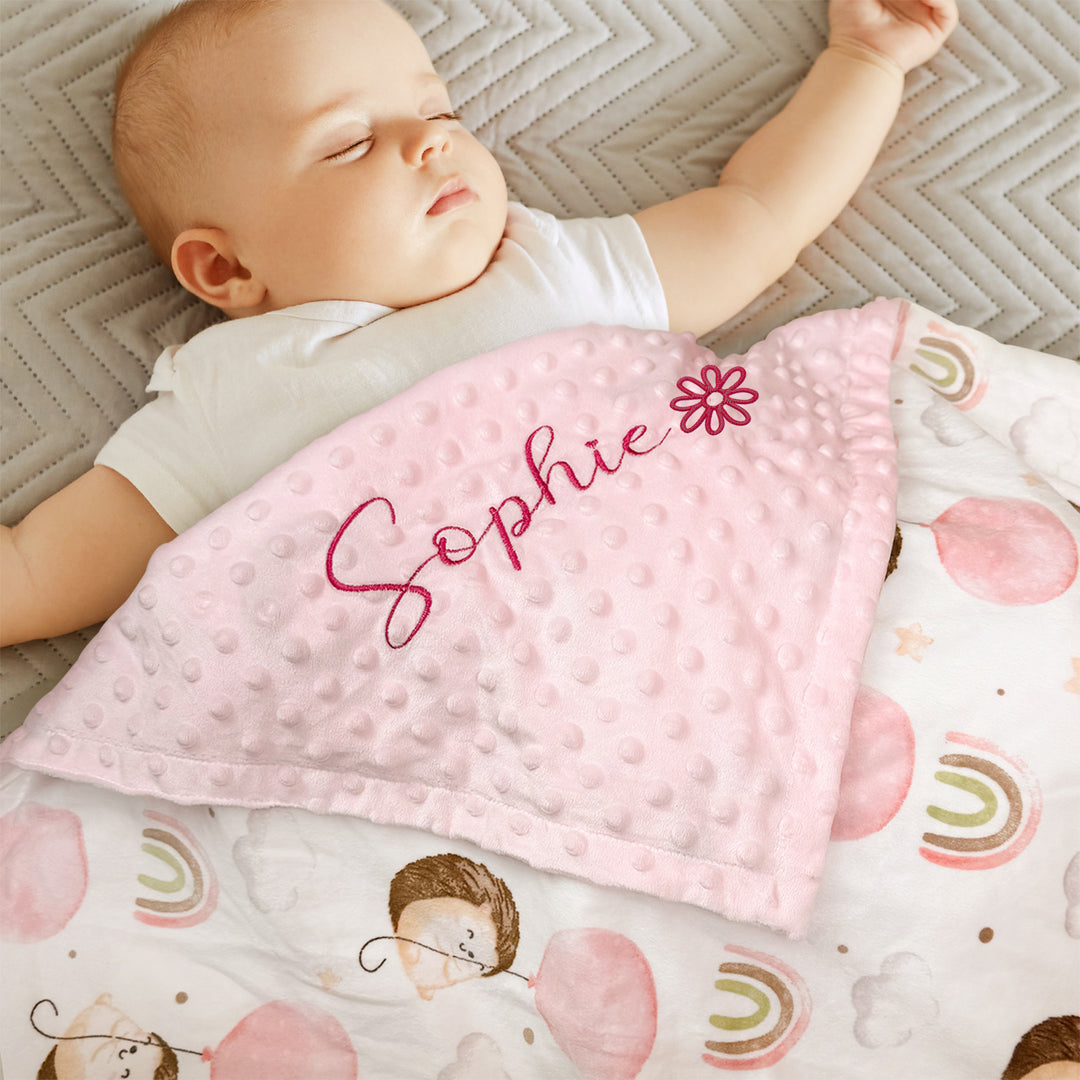 Personalized Baby Plush and Cozy Name Blanket
