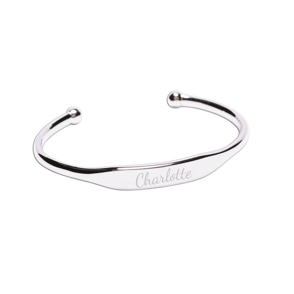 S925 Personalized Kids Name Bangle