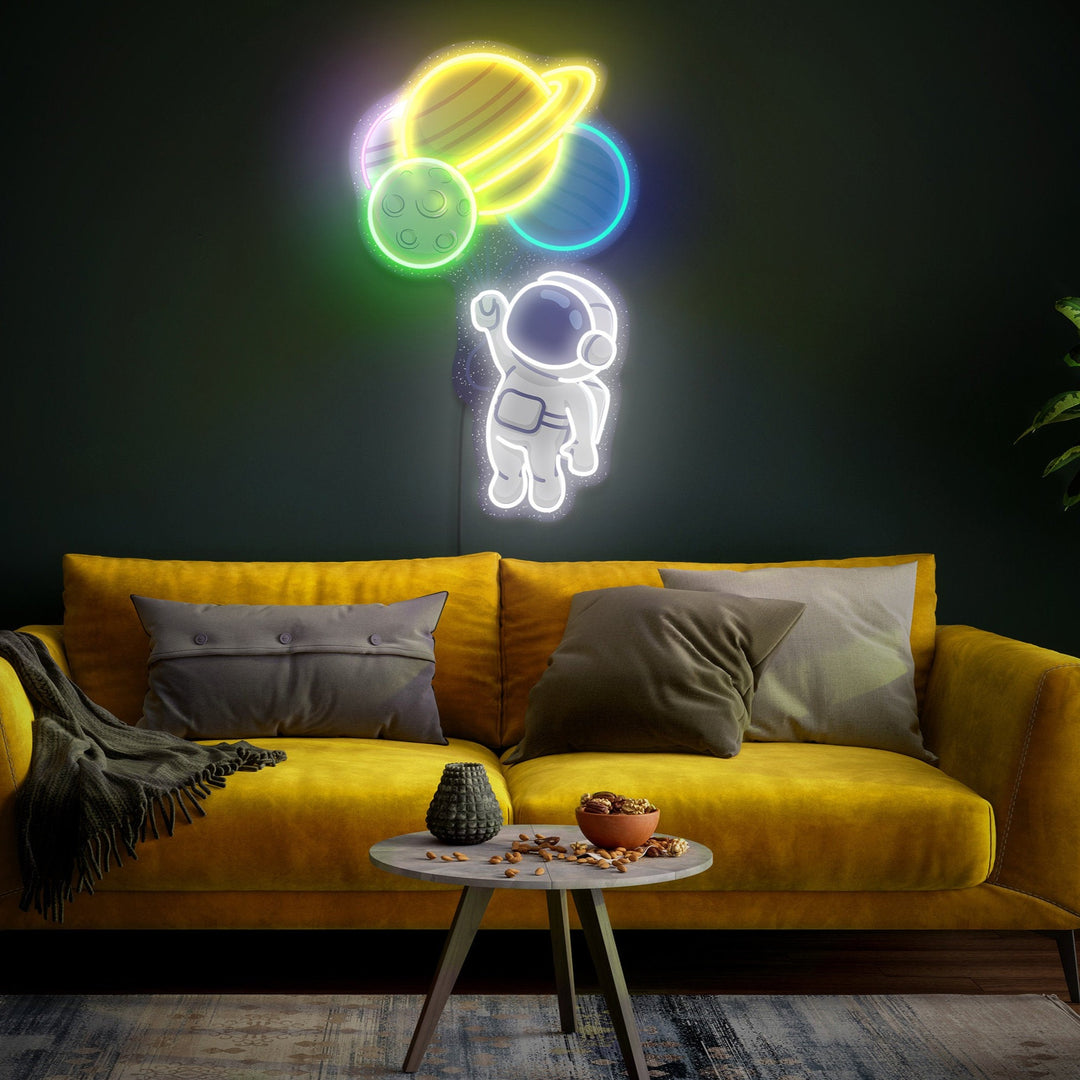 Astronaut Neon Sign