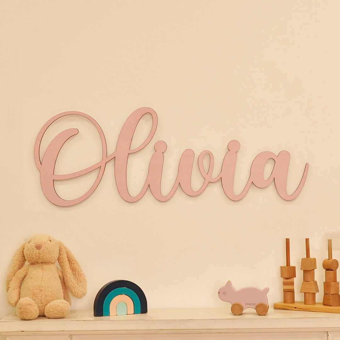 Personalized Wooden Name Sign for Wall Decor