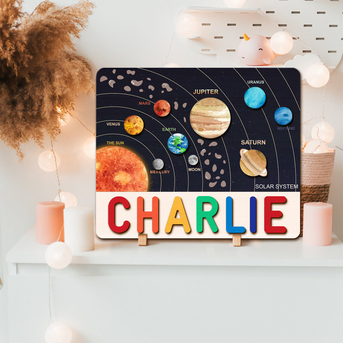Solar System Series Personalized Name Puzzles