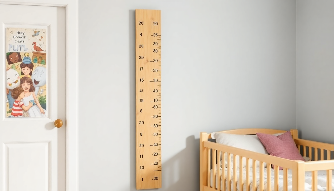 Measuring Growth: Why a Wooden Growth Chart is Essential for Every Child's Room