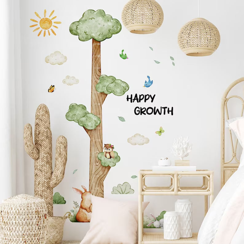 Sticker-type Growth Chart