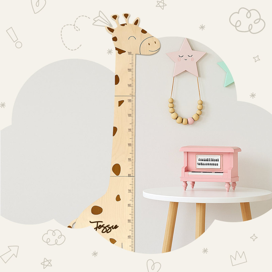 Wooden Growth Chart Height Rulers