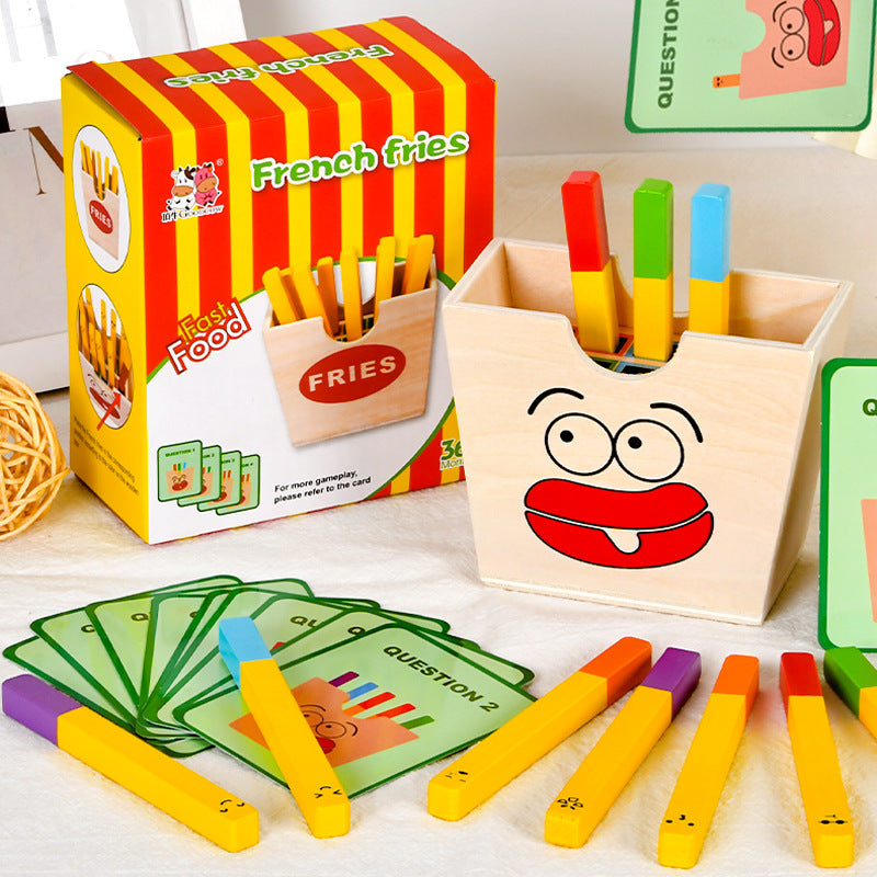 Wooden sorting and stacking toys
