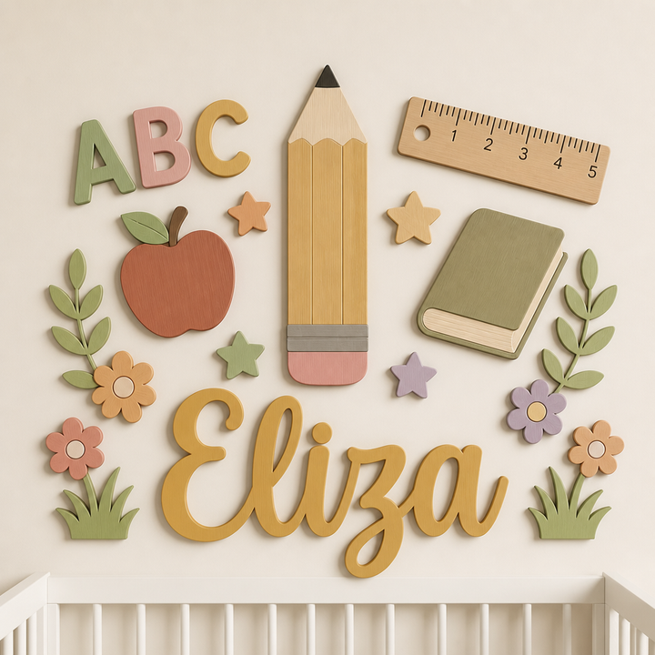Personalized Back to School Name Sign