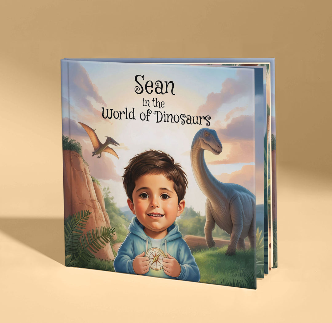 Personalized Dinosaur Adventure Book for Kids