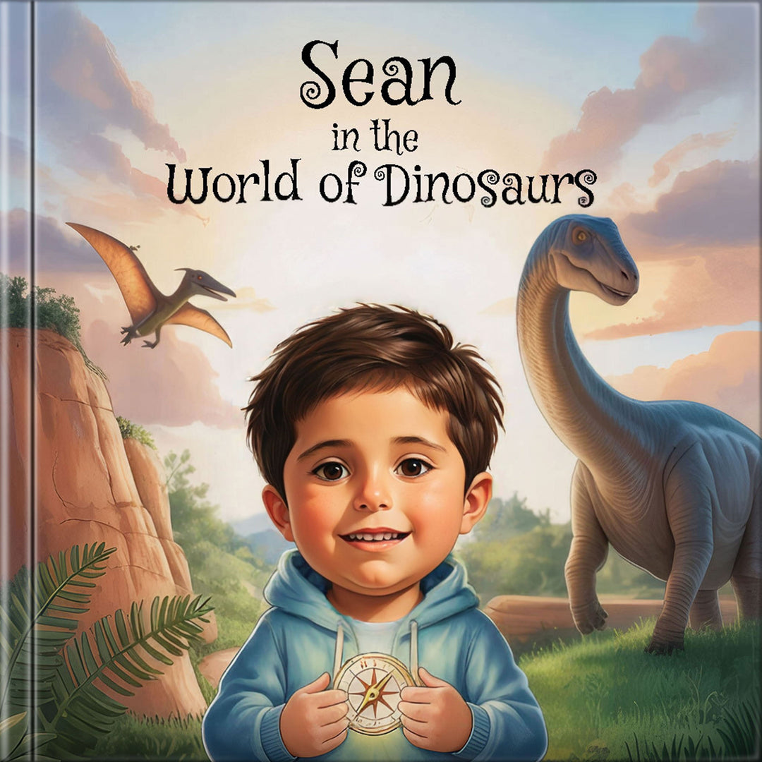 Personalized Dinosaur Adventure Book for Kids