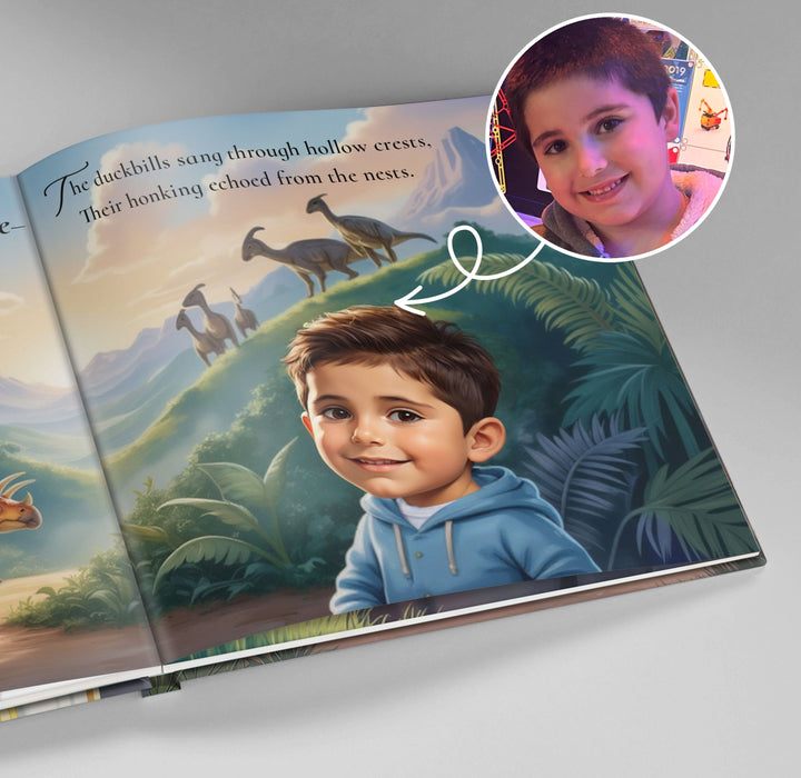 Personalized Dinosaur Adventure Book for Kids