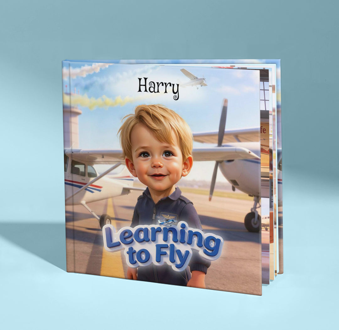 Personalized Little Pilot Adventure Book for Kids