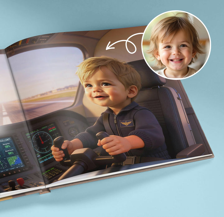 Personalized Little Pilot Adventure Book for Kids