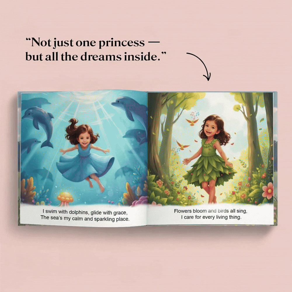Personalized Little Princess Adventure Book for Kids