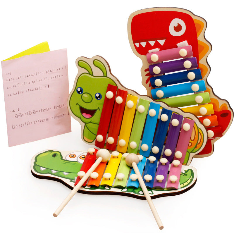Baby Octave Xylophone Music Nurturing Hand Knocker Toys