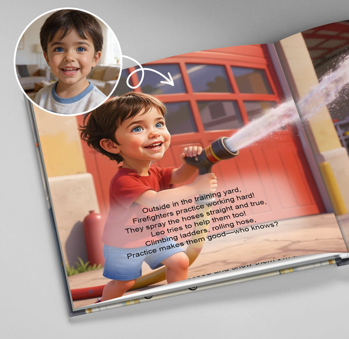 Personalized Brave Firefighter Adventure Book for Kids