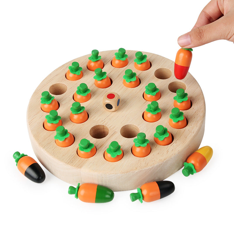 Carrot Pulling Toys Baby Montessori Fine Motor Training
