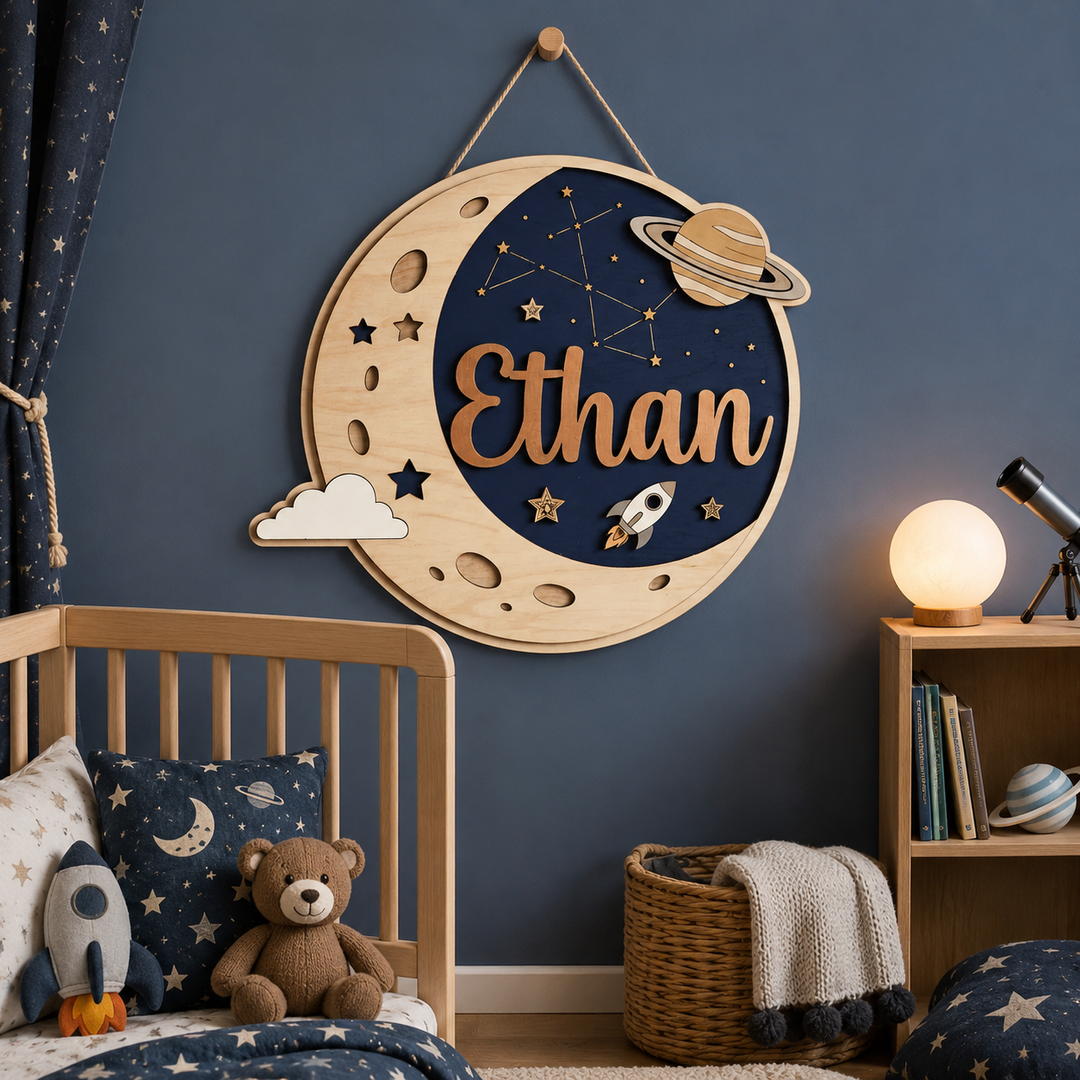 Personalized Kids Name Sign for Door & Wall