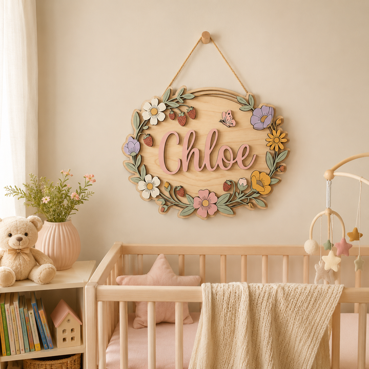 Personalized Kids Name Sign for Door & Wall