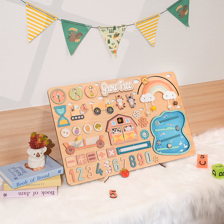 Grow Free Montessori Busy Board