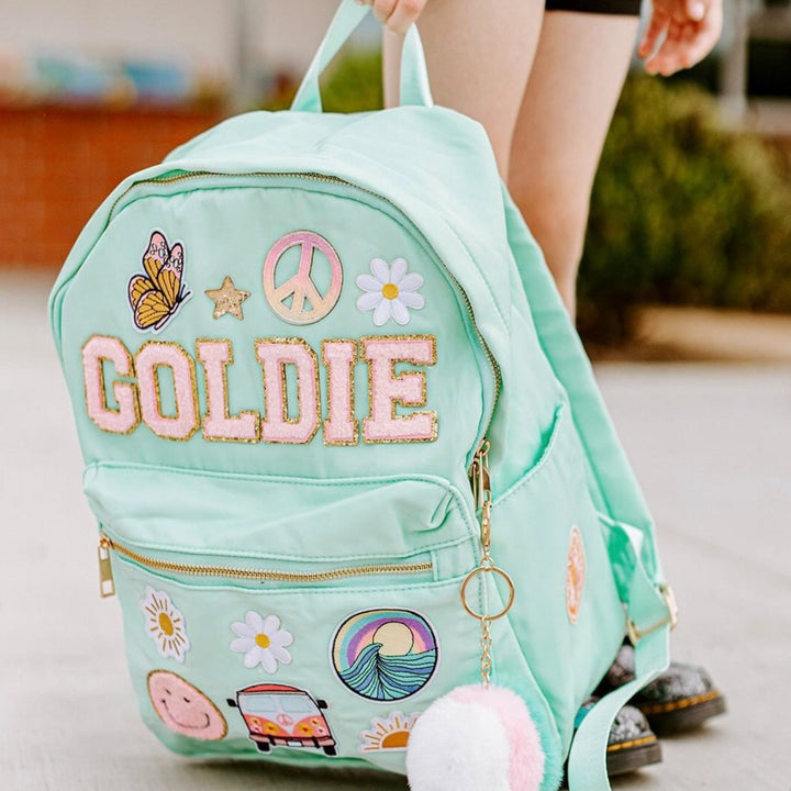 Personalized Kids Back to School Patch Backpack