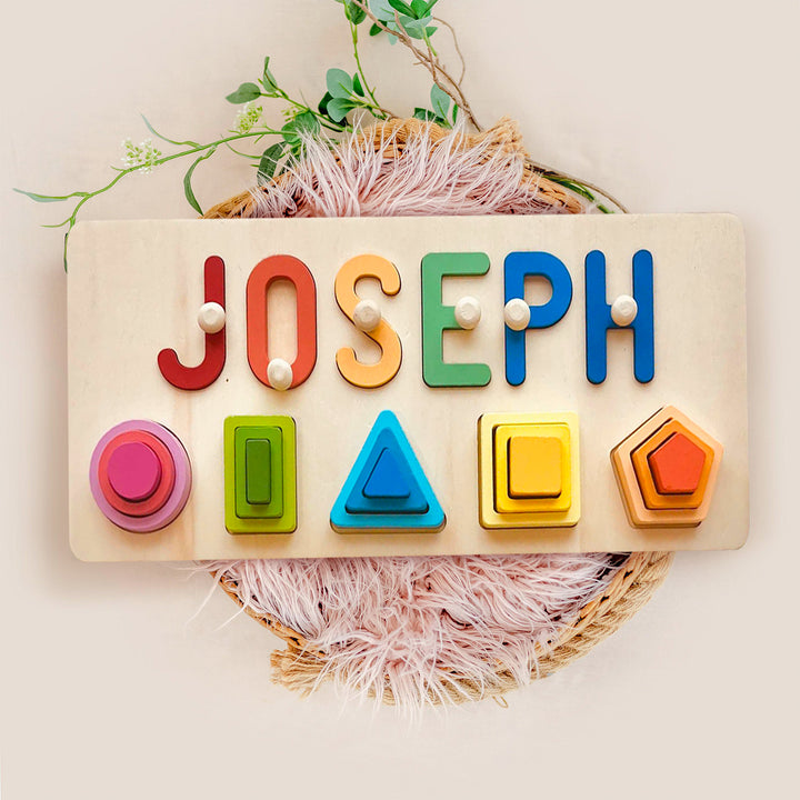 Personalized Wooden Baby Name Stacking Toy
