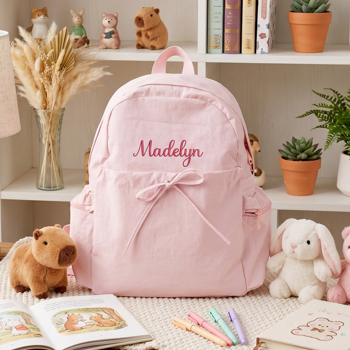 Personalized Kids School Backpack with Embroidered Name sokidsun