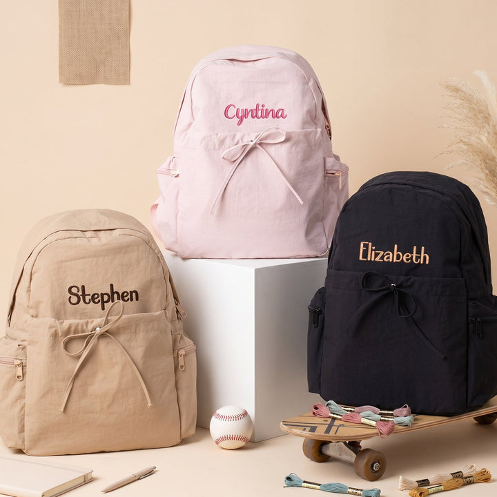 Personalized Kids School Backpack with Embroidered Name sokidsun