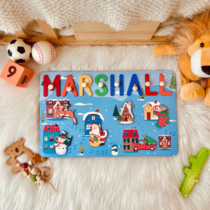 Personalized Christmas Name Puzzle