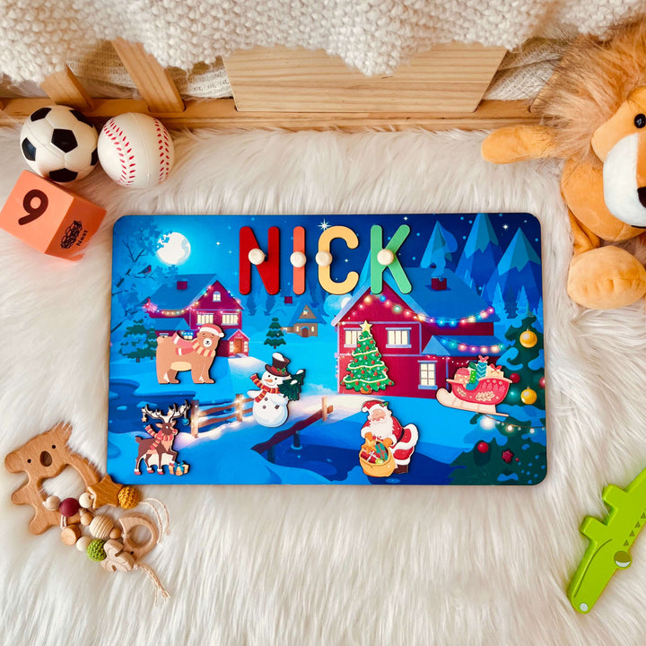 Personalized Christmas Name Puzzle