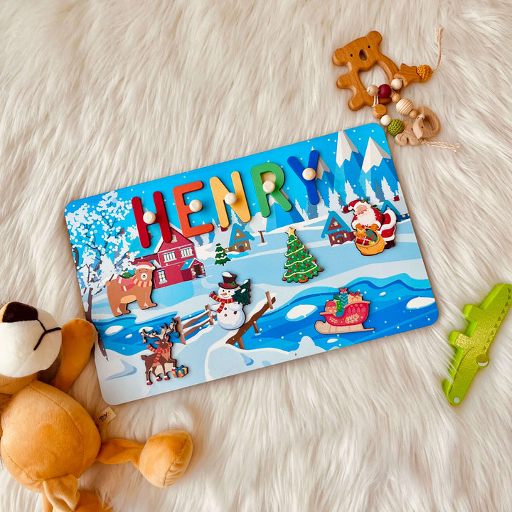 Personalized Christmas Name Puzzle