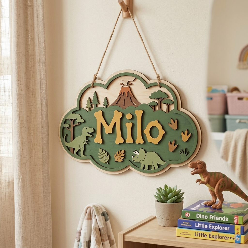 Personalized Kids Name Sign for Door & Wall