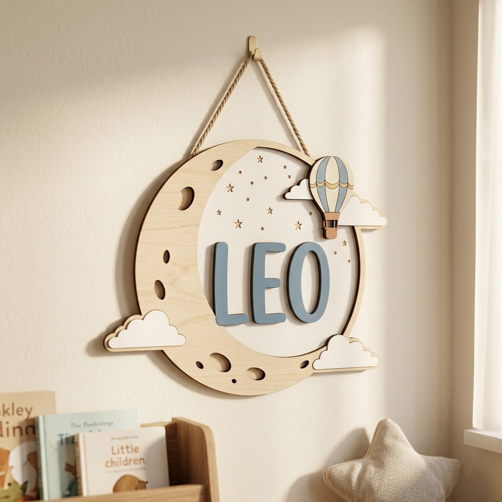 Personalized Kids Name Sign for Door & Wall