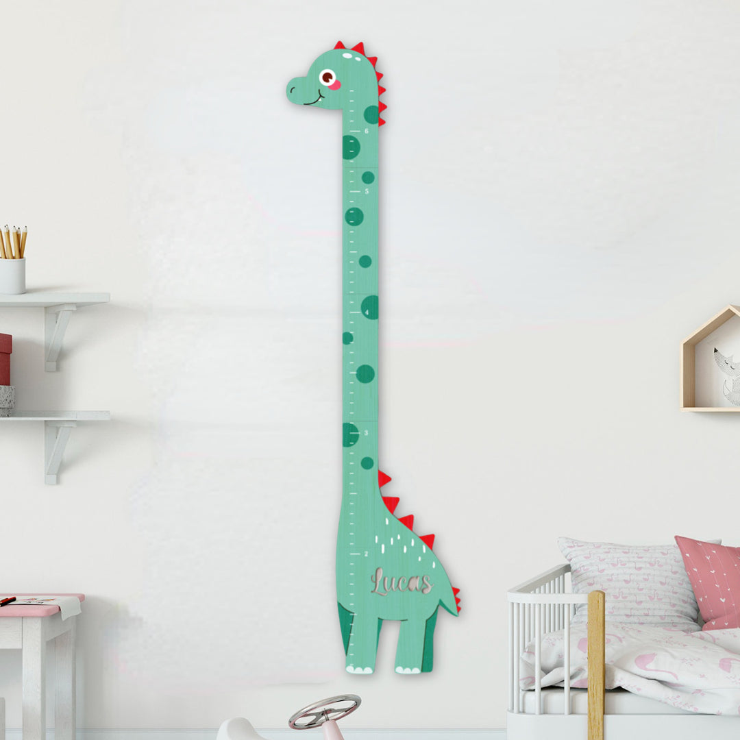 Wooden Dinosaur Growth Charts Rulers