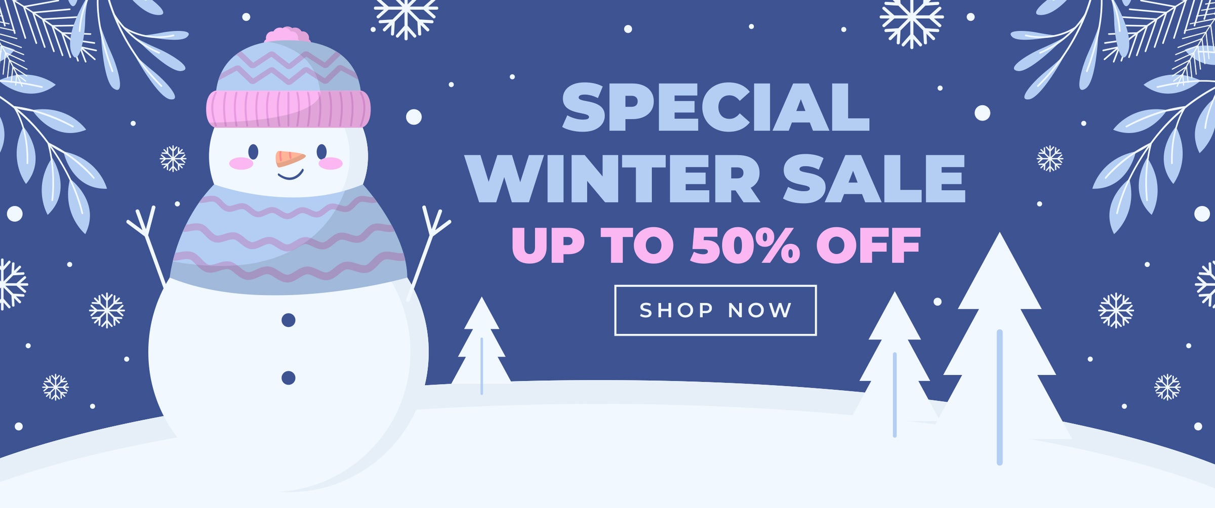 woodemon special winter sale banner