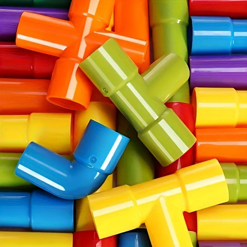 Montessori Building Blocks Water Pipe Toys