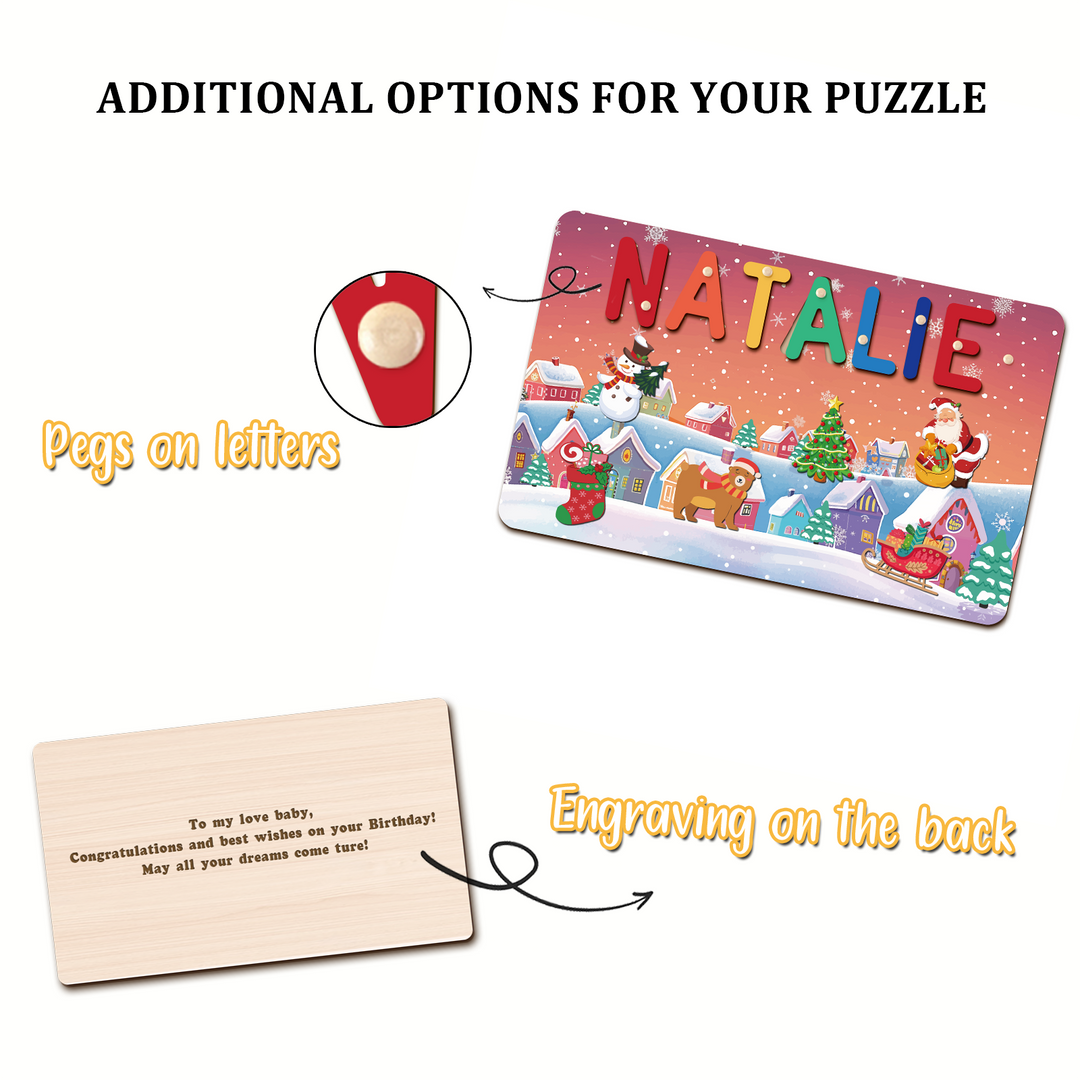 Personalized Christmas Name Puzzle