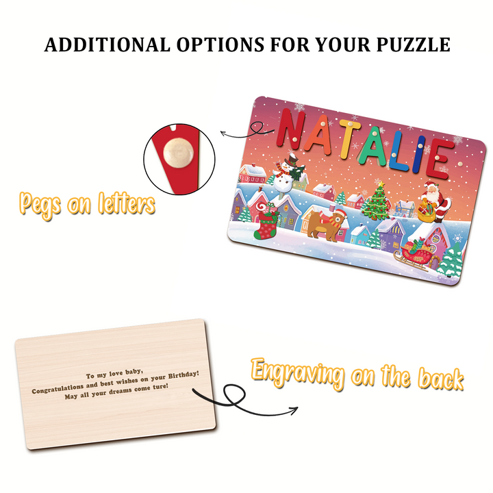 Personalized Christmas Name Puzzle