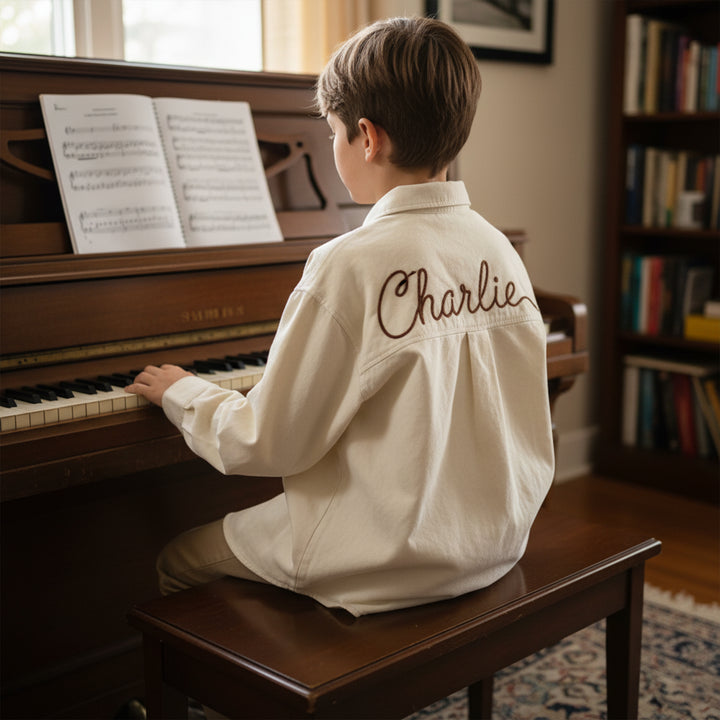 Personalized Embroidered Name Shirt for Kids