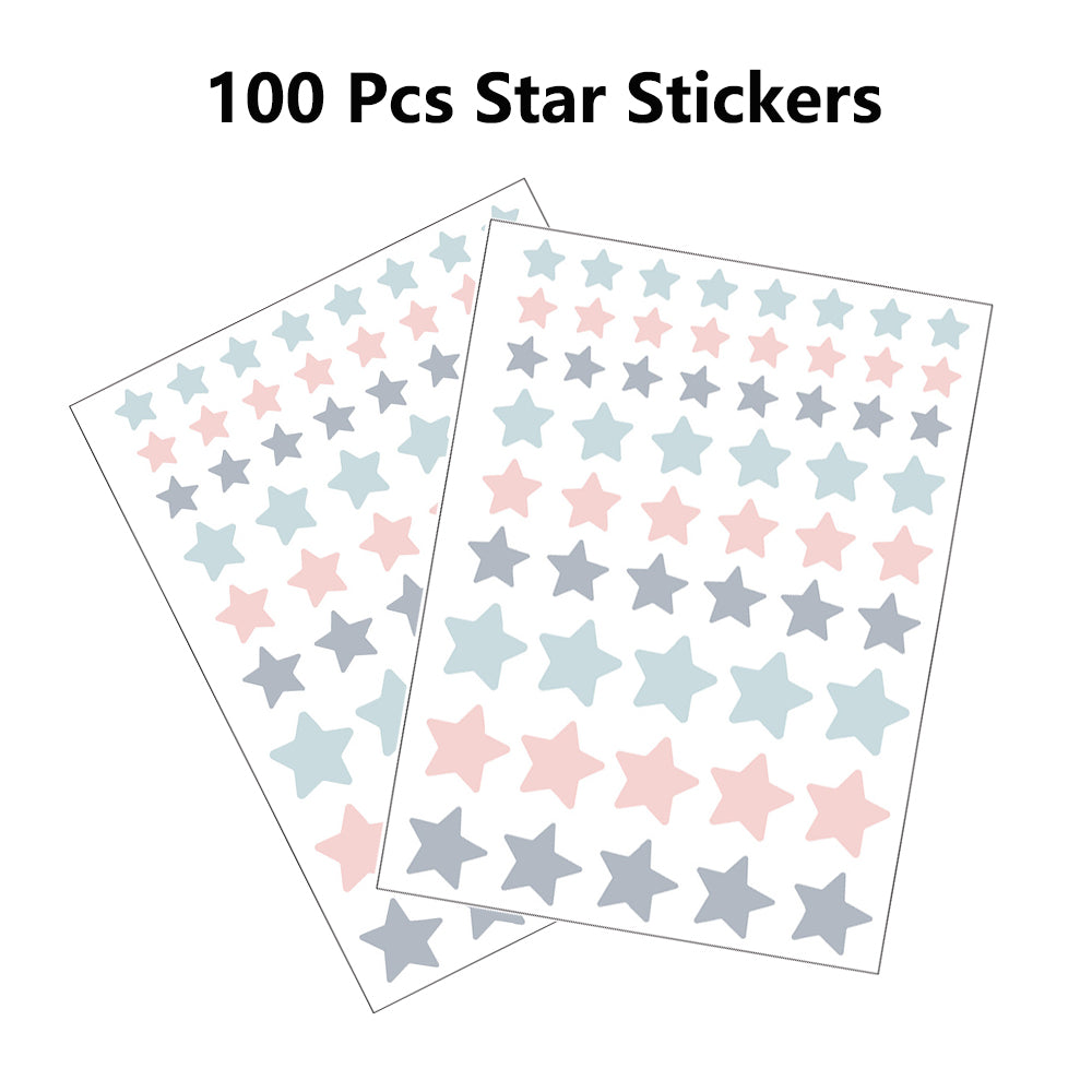 Accessories for wall lights -100 Pcs Colorful Star Stickers